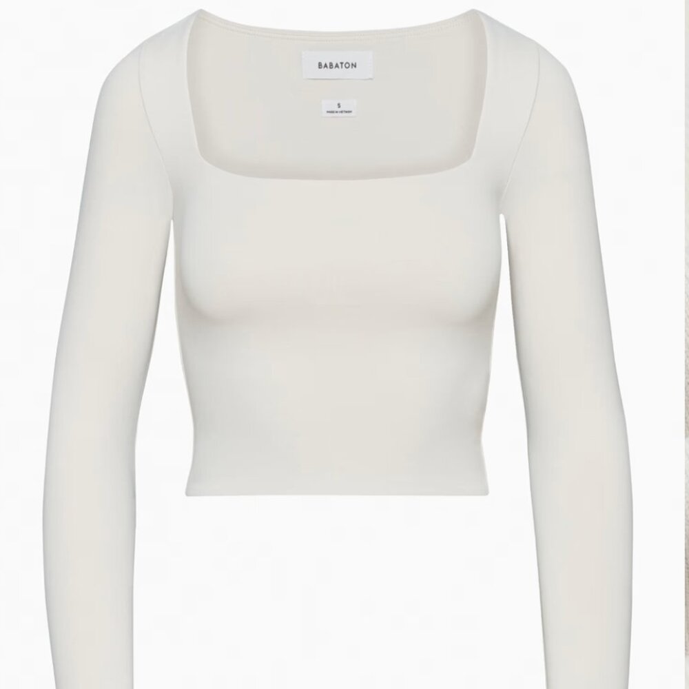 Aritzia Babaton Contour Squareneck Longsleeve, XXS